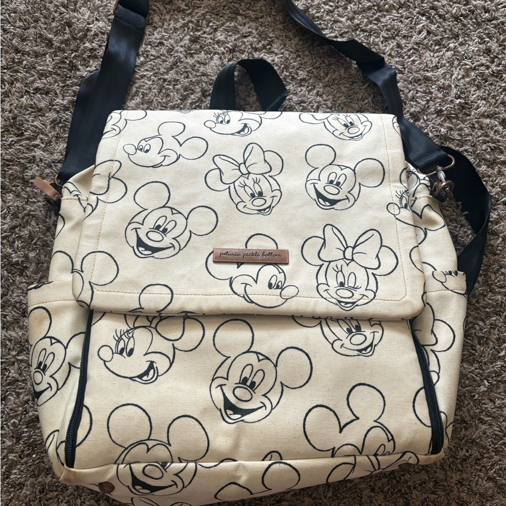 Disney Petunia pickle bottom backpack diaper bag Mickey Mouse